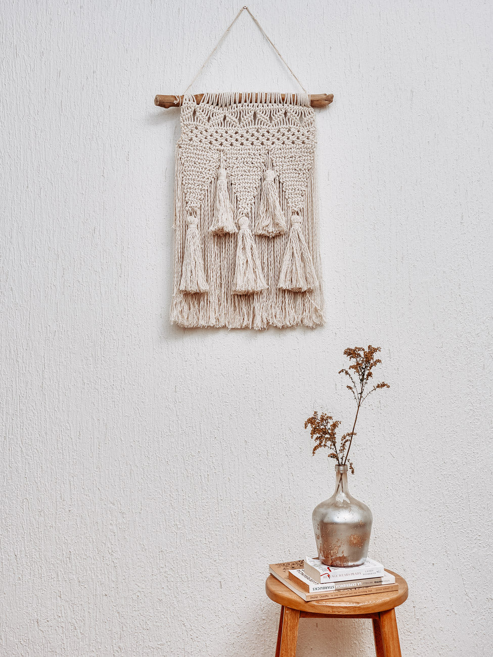Emerald Macrame Tapestry