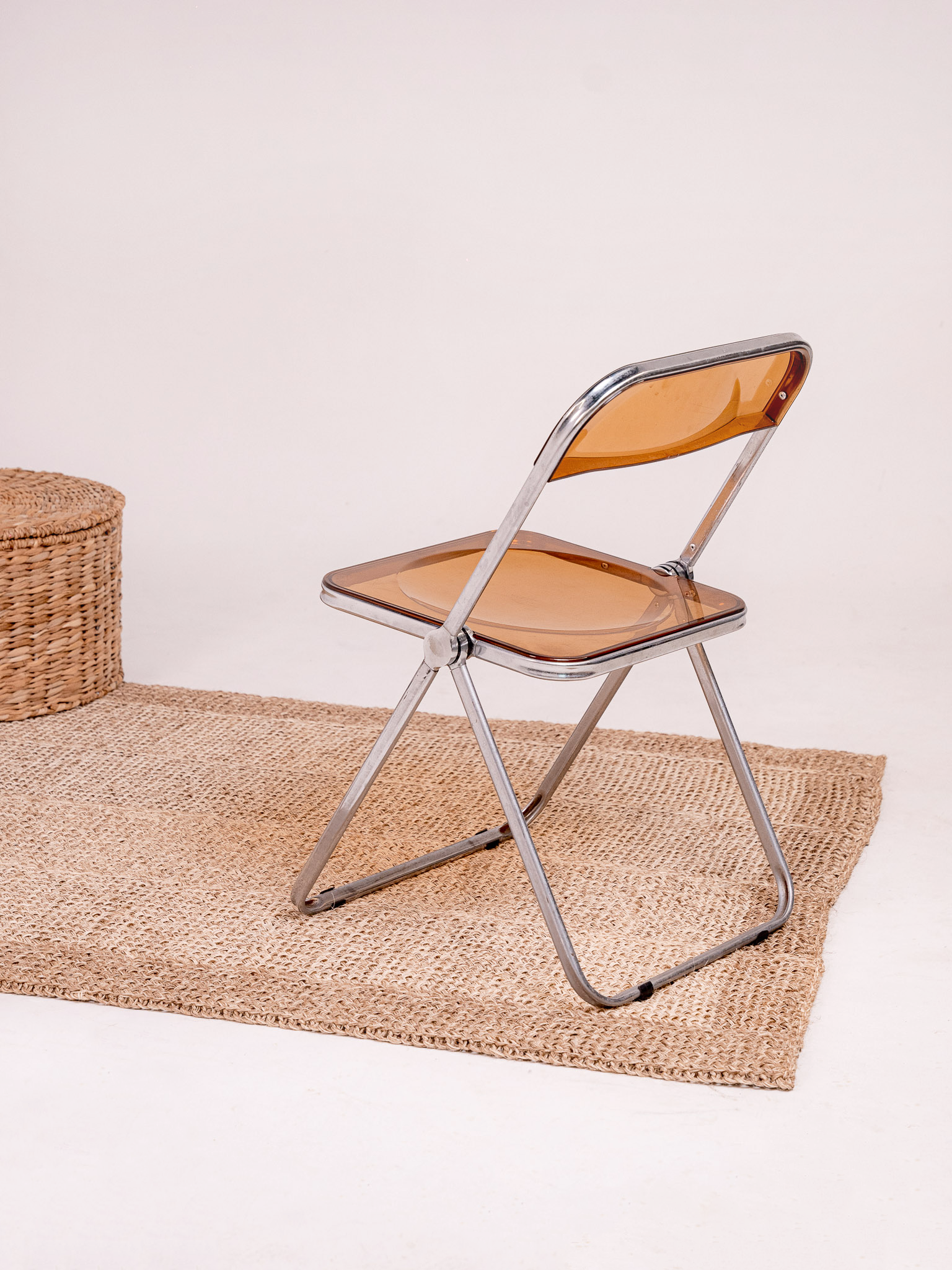 Handwoven Ivory Rug with Border