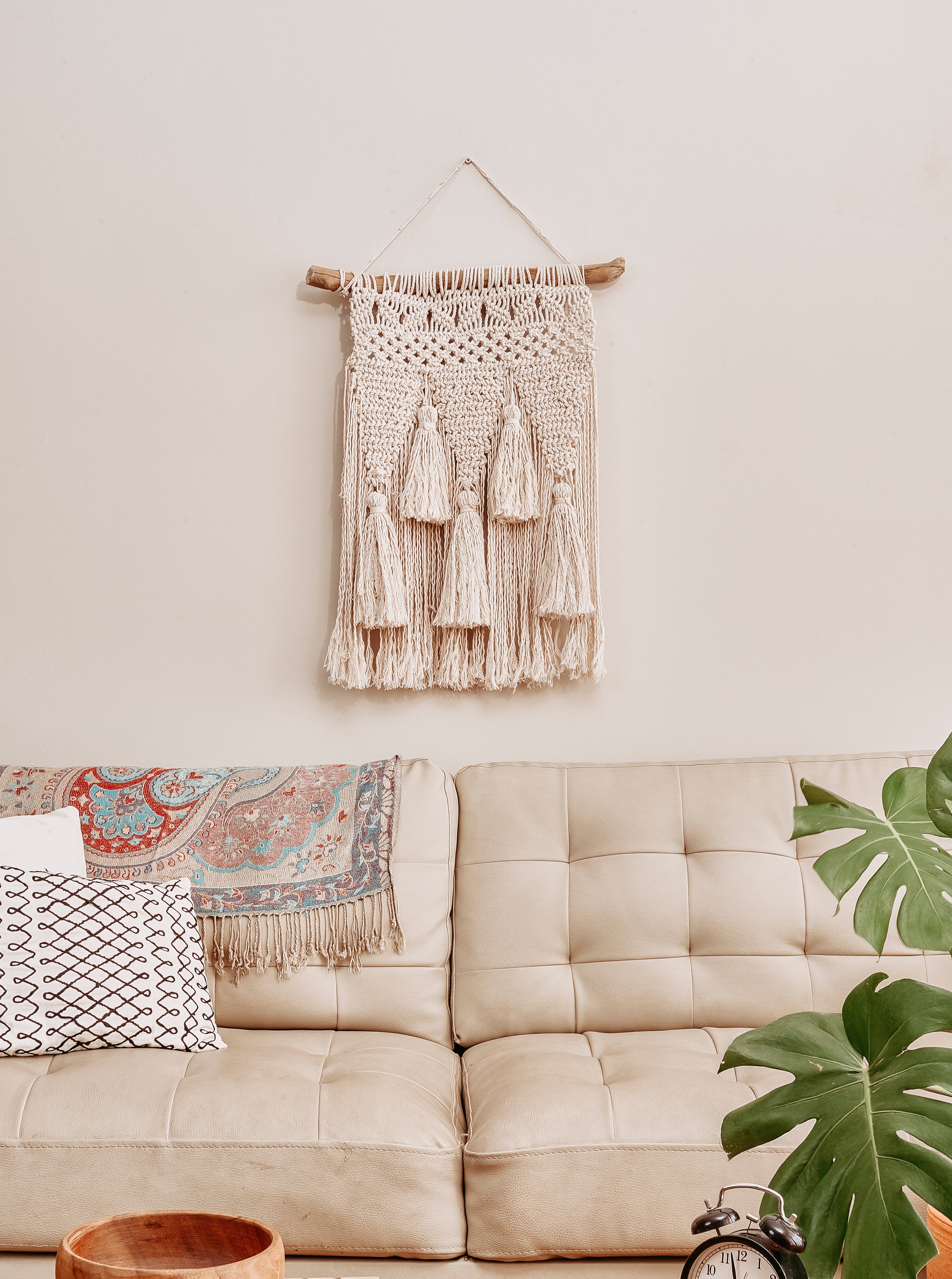 Emerald Macrame Tapestry